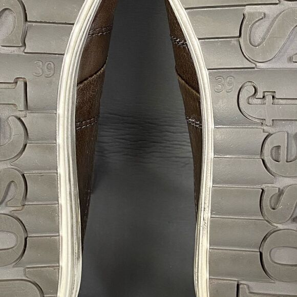 Josef Seibel Gray Metallic Leather sneaker shoe womens size 8.5 (39) - Picture 8 of 9